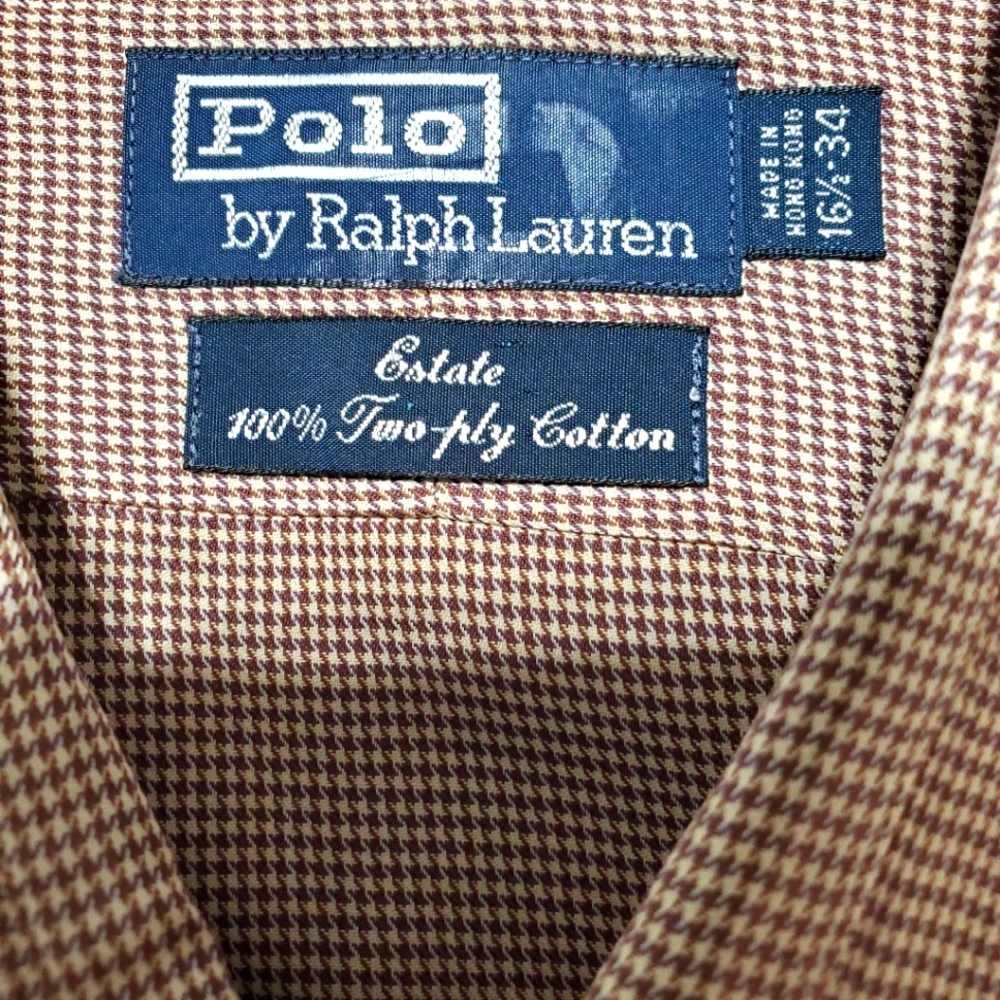 Polo Ralph Lauren mens shirt 16.5 34